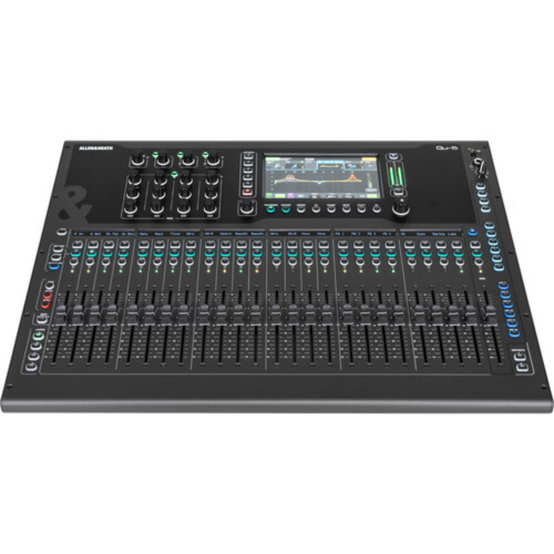 Allen & Heath Qu-6 Qu-6 36-Channel / 12-Bus Digital Mixer with 24+1 Motorized Faders