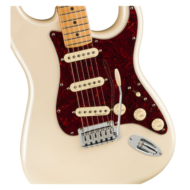 Fender Player Plus Stratocaster Electric Guitar Maple Fingerboard - Olympic Pearl