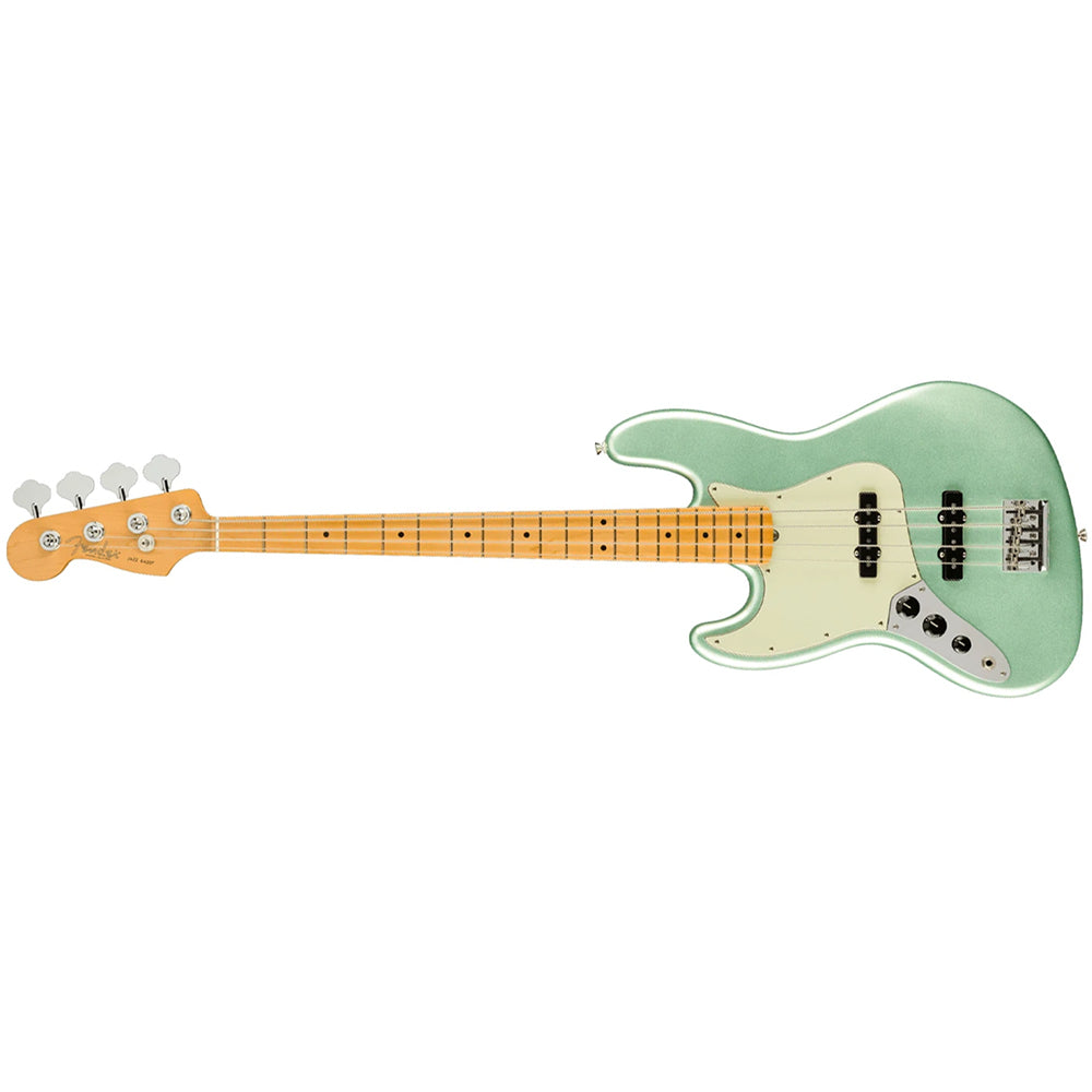 Fender American Professional II Precision Bass (Mystic Surf Green) Left-Handed, Electric Guitar
