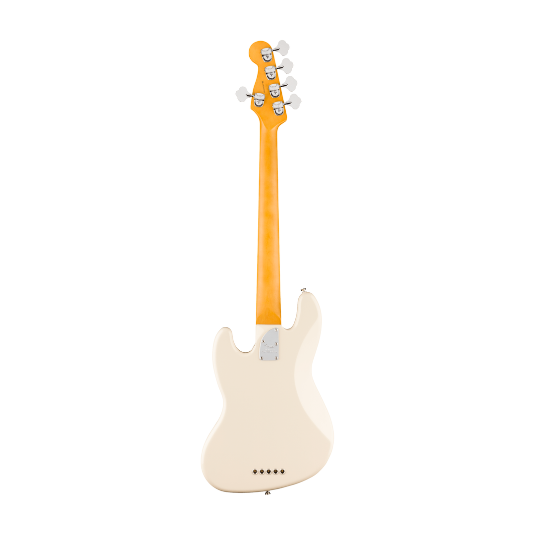 Fender American Professional Jazz Bass V Rosewood Fingerboard 5-String Electric Bass (Olympic White)