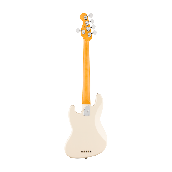 Fender American Professional Jazz Bass V Rosewood Fingerboard 5-String Electric Bass (Olympic White)