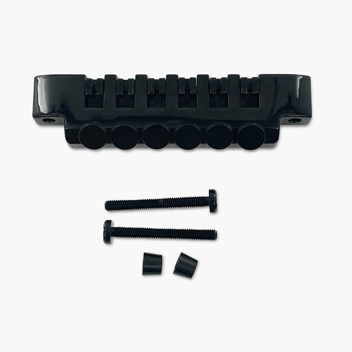 Allparts TP-3348-003 Leo Quan® Badass FTT™ Fine Tuner Tailpiece, Black