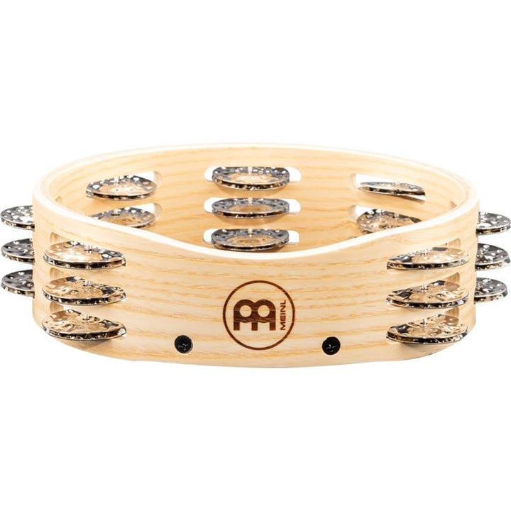 Meinl Percussion 8" Artisan Edition Compact Tambourine Triple row Hammered nickel plated steel jingles