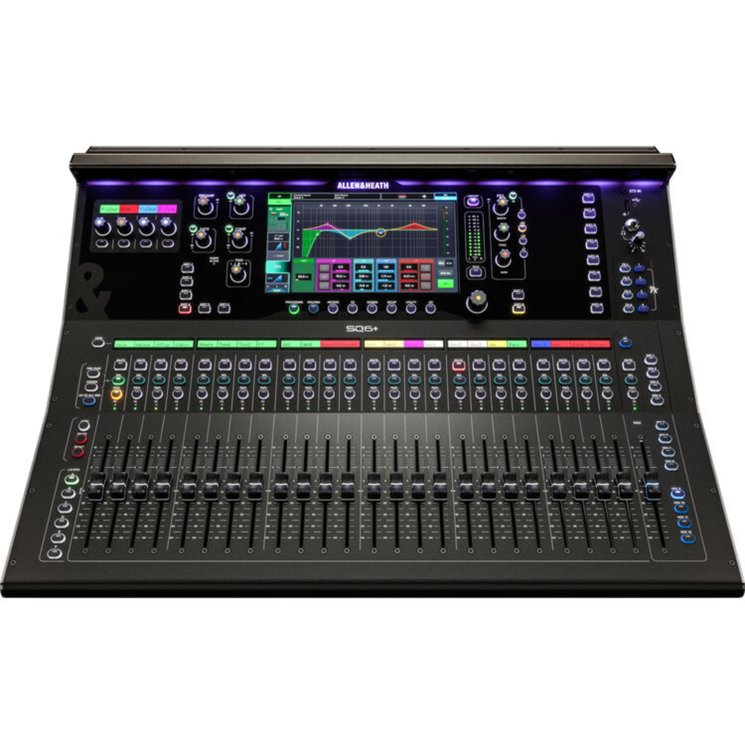 Allen & Heath  SQ-6+ 48 Channel / 44 Bus / 25 Fader Digital Mixer with RackUltra FX