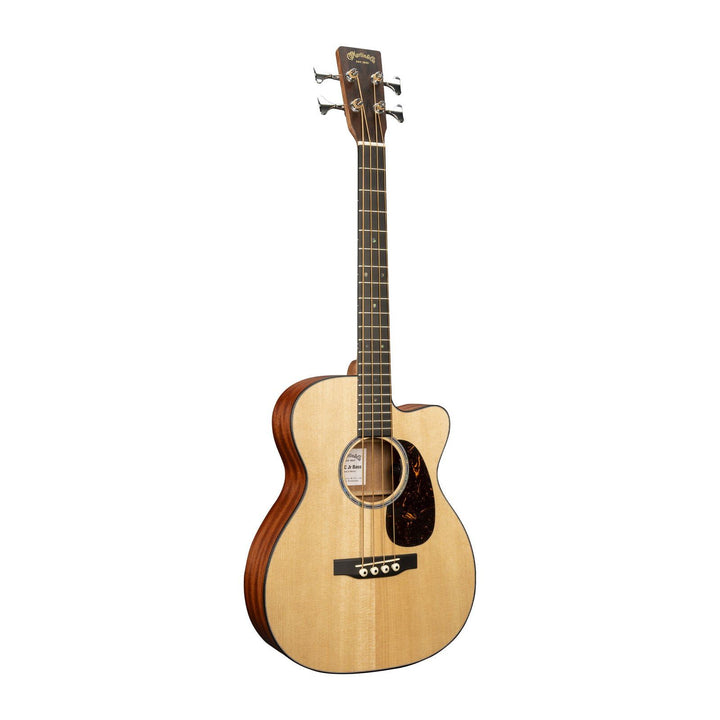 Martin 11Y25000CJREBASSL Dreadnought Junior Acoustic-Electric – 000C Jr-EL Bass Satin Spruce/Sapele with Soft Shell Case
