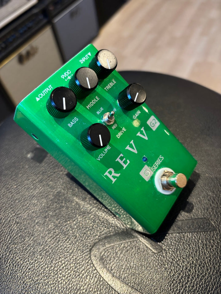 Revv Amplification - G2 Overdrive - Crunch Pedal (V1 Green) - USED