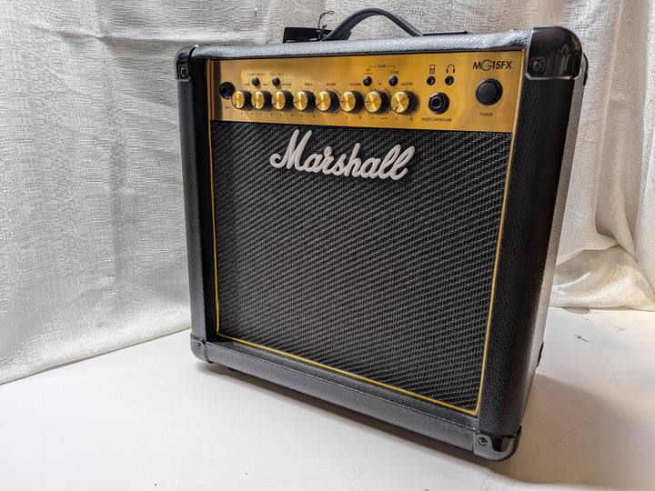 Marshall MG15GFX 4-Channel Solid-State Combo Amplifier with Presets and FX (Open Box)