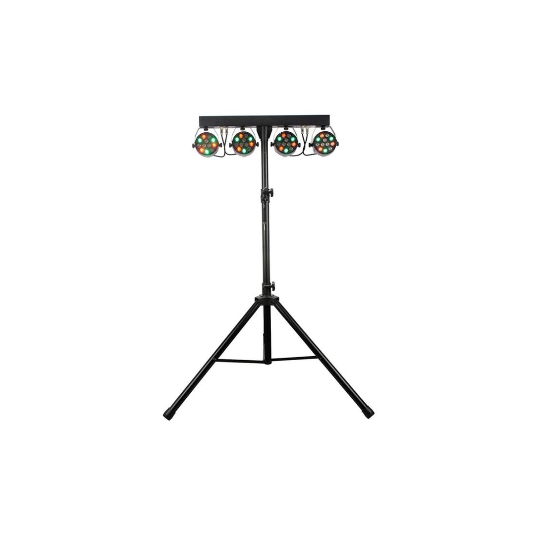 Eliminator Lighting Mini Par Bar Portable LED Lighting System