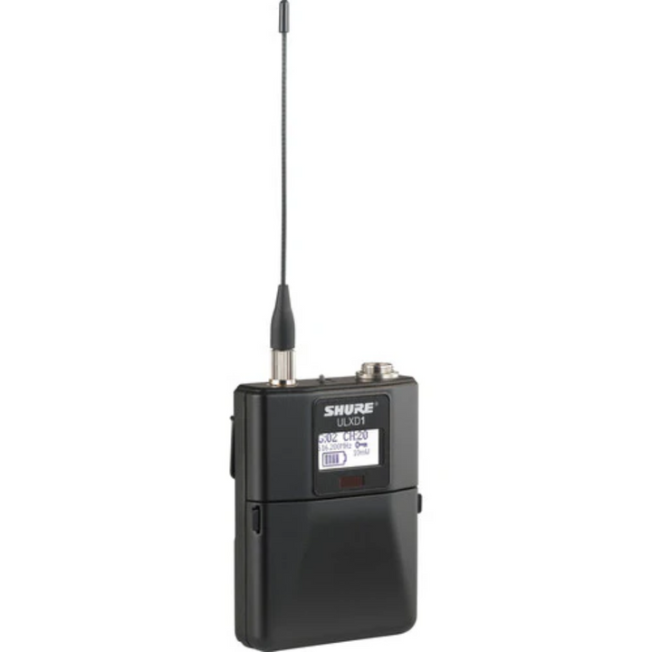 Shure ULXD1 Digital Wireless Bodypack Transmitter with TA4M (G57: 470 to 608 MHz)