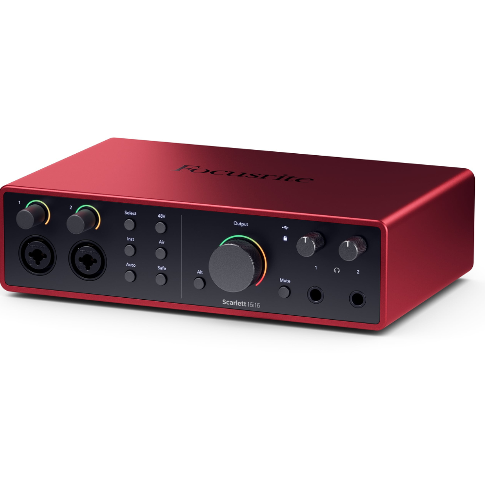 Focusrite SCARLETT-16i16-4TH-GEN 16-In, 16-Out USB Audio Interface w/ Two 4th Gen Scarlett Mic Preamps