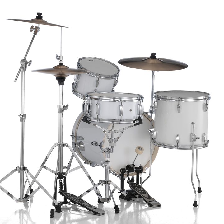 Pearl MDT564C Midtown 4-piece Kit w/ Hardware (no cymbals) - #33 Pure White