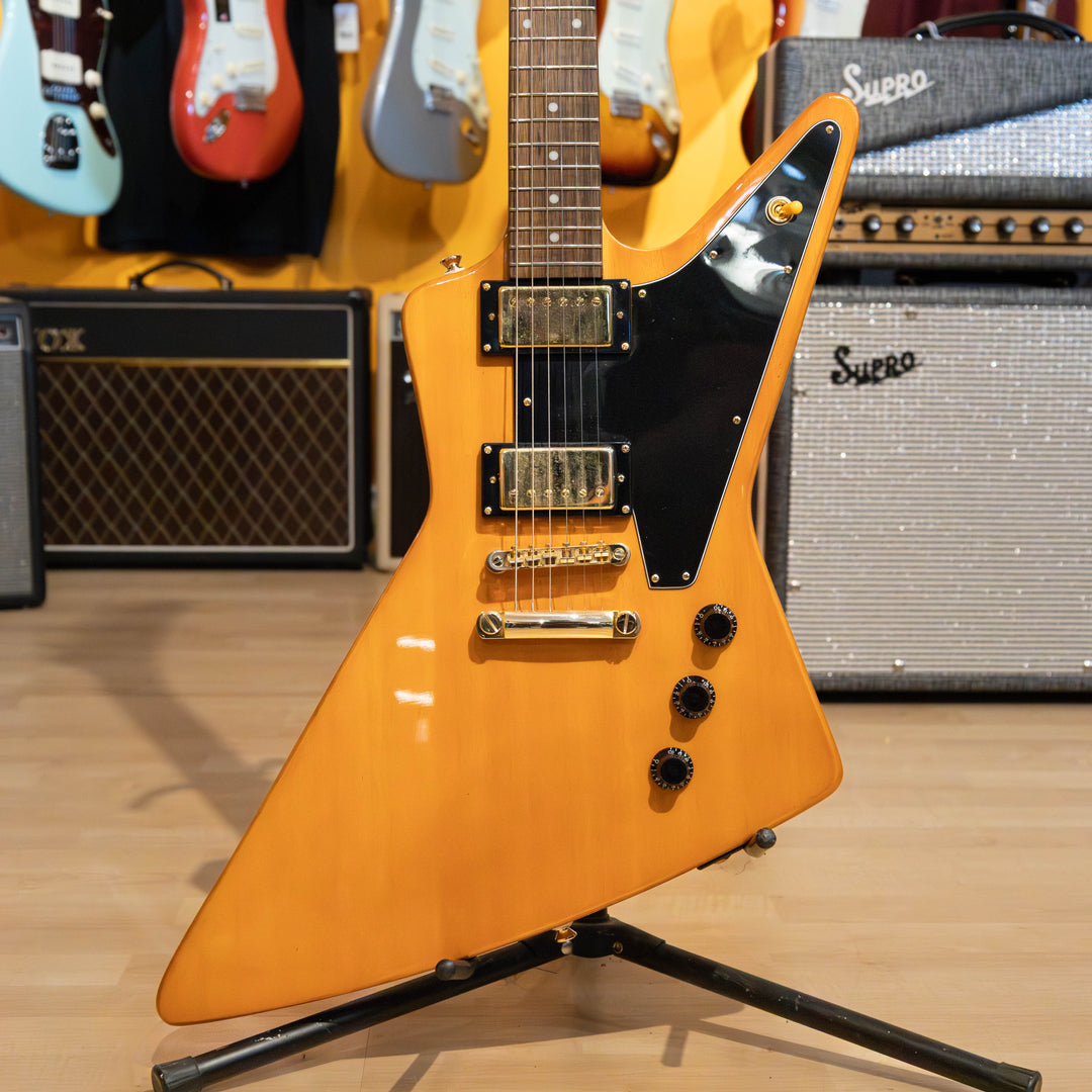 Epiphone- 58 Reissue Korina Explorer Natural (No Case Or Bag - 2022) - USED