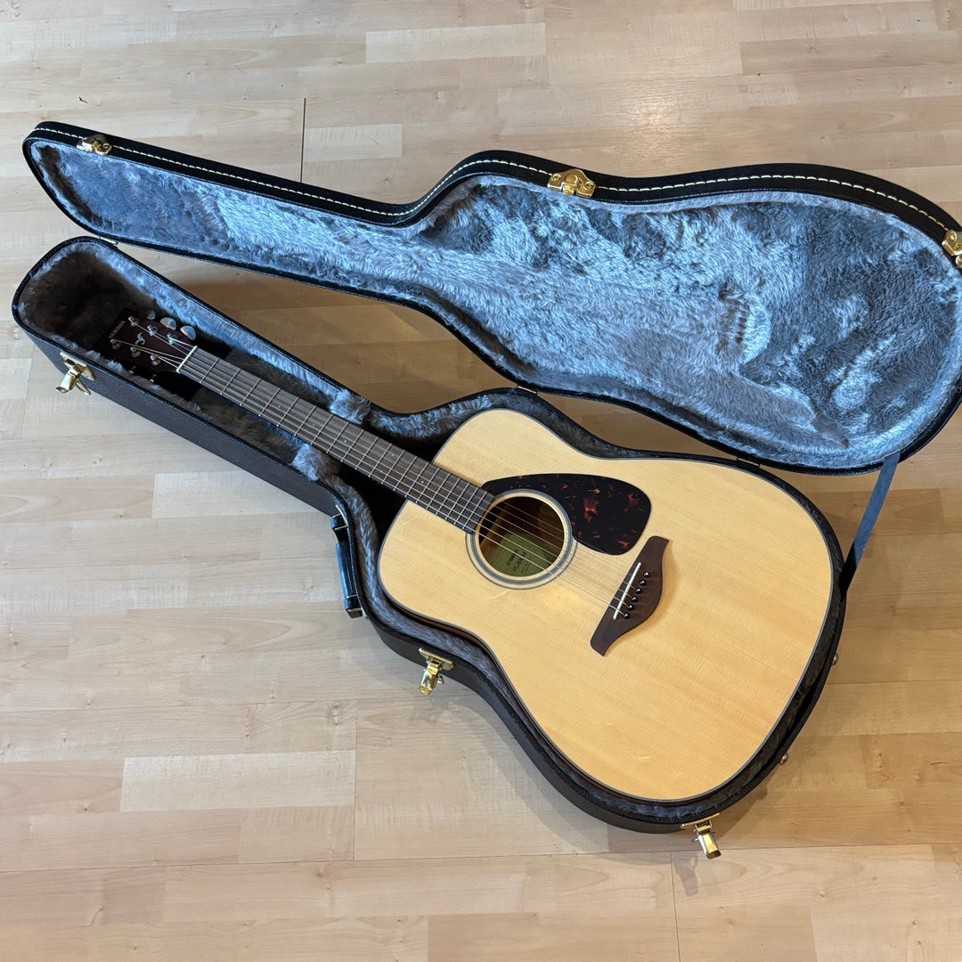 Yamaha - FG800M Natural Satin w/Hard Shell Case (2022) - USED