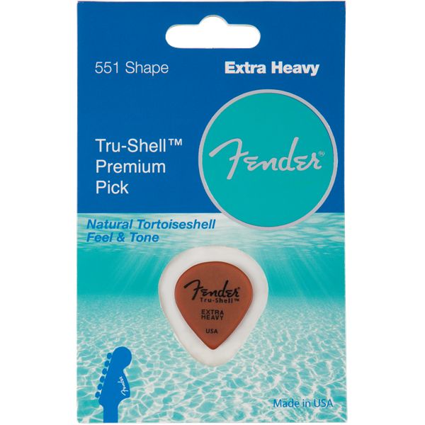 Fender Tru-Shell Picks - 551 Shape - Tru-Shell
