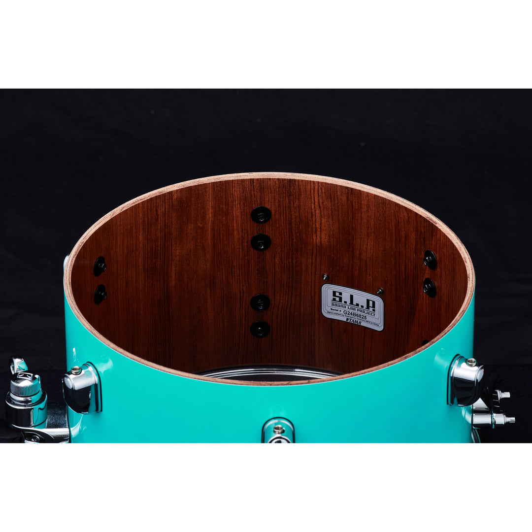 Tama S.L.P. 12x7'' Mod Bubinga Snare Drum Philo Tsoungui Model - Electro Turquoise