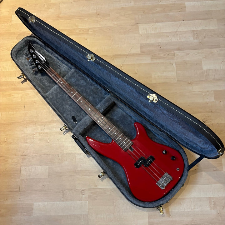 Yamaha - RBX 200  Bass Red - Black Neck w/ TD Hard Shell Case  (1988)  - USED