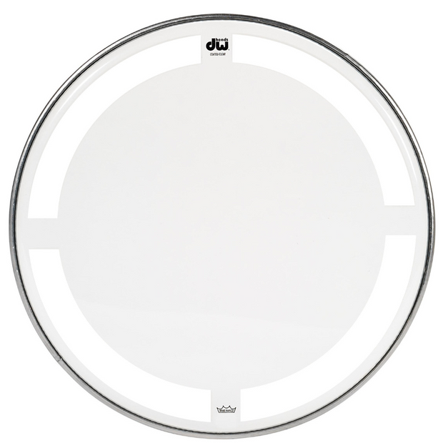 DW DRDHCC13-DW Coated Clear Tom Head - 13”