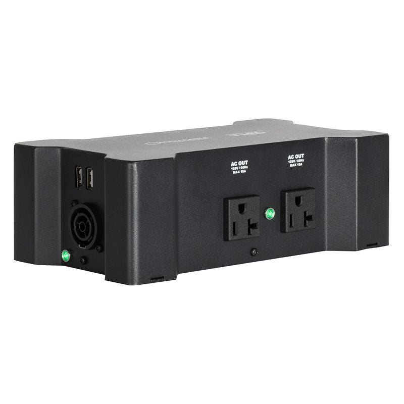 ADJ POWER-BONE-T1ED 4-Outlet Edison Power Box -True1 Input/Thru