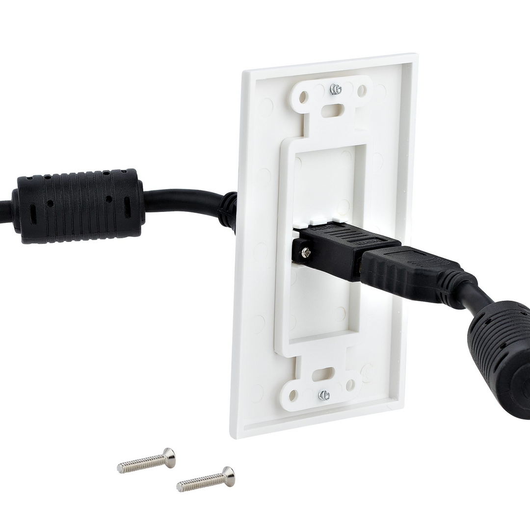 Startech Single Outlet Female HDMI Wall Plate White