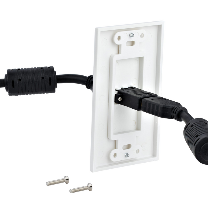 Startech Single Outlet Female HDMI Wall Plate White