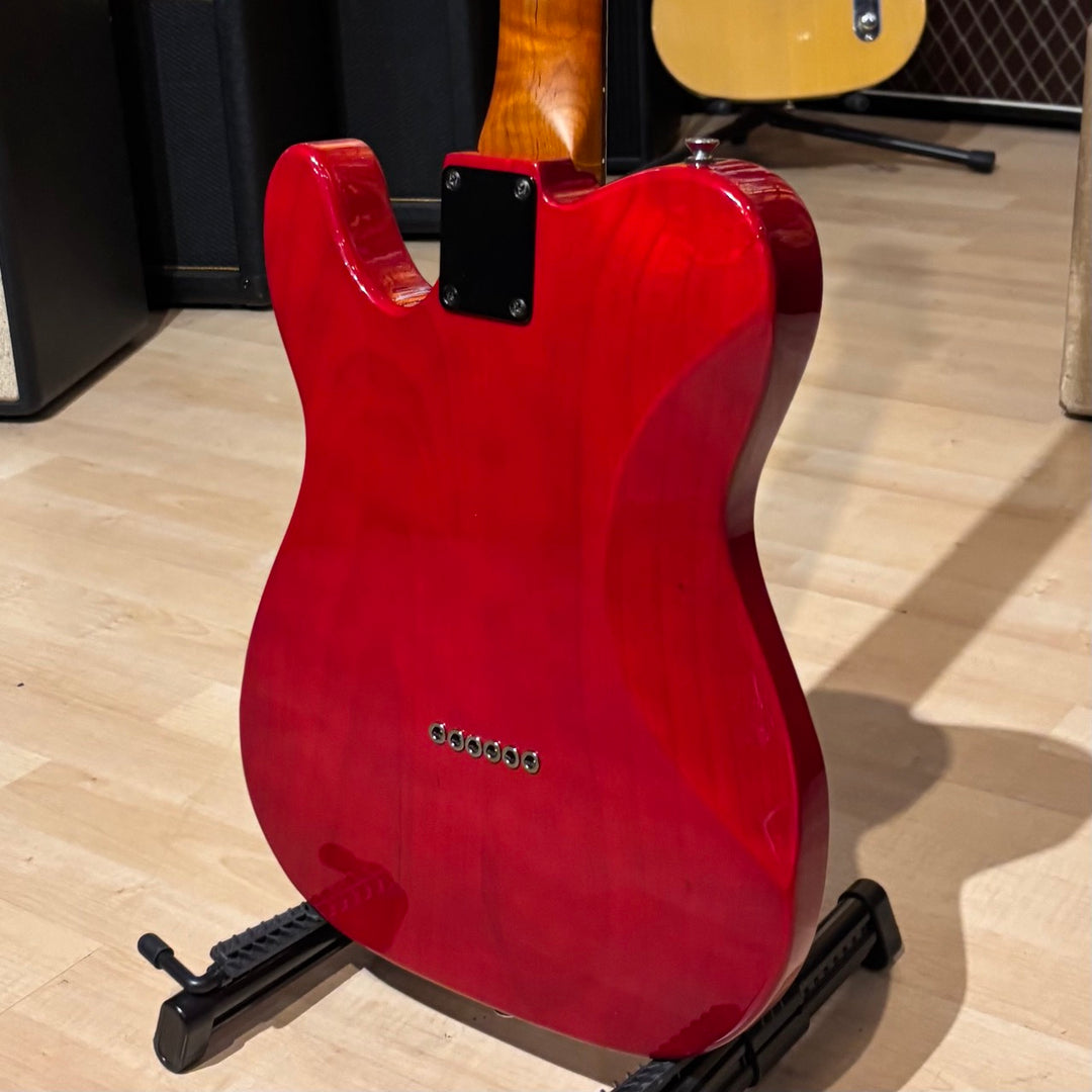 No Name - Tele Parts Caster w/ Fender CS Pickup Set (Ash - Trans Red - No Case) - USED