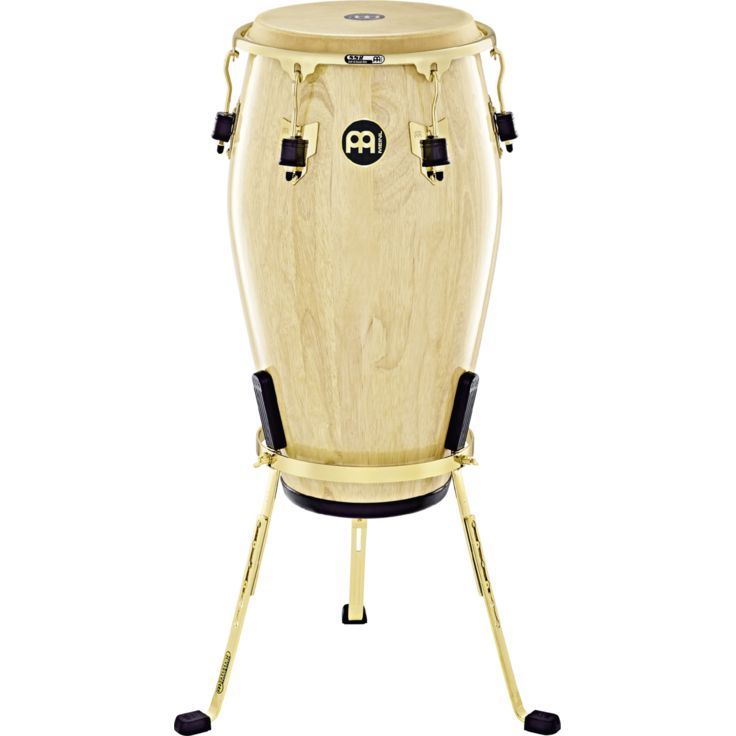 Meinl Percussion 12 1/2" MarathonÂ® Exclusive Series Tumba Natural Gold tone HW True Skin Buffalo Head