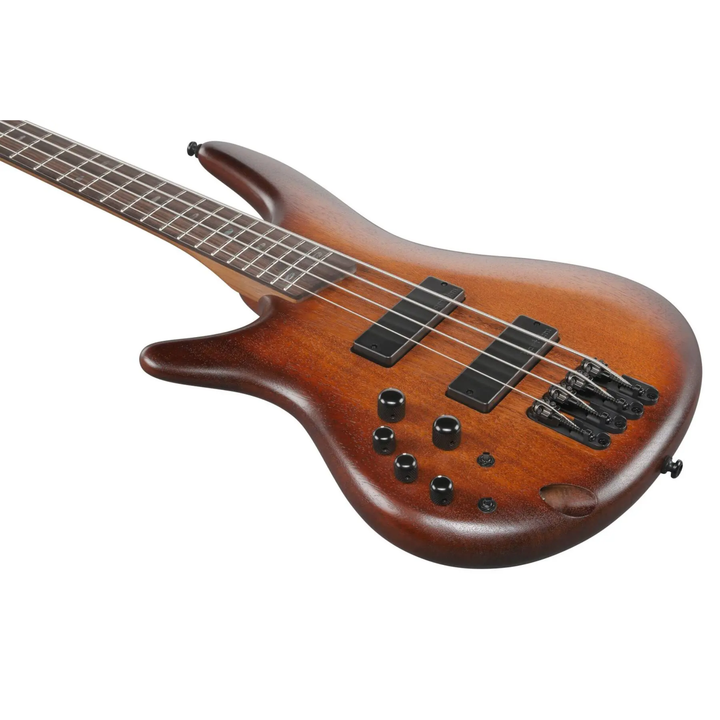 Ibanez SR500ALMHL SR Standard Left-Handed Electric Bass (Mahogany Brown Burst Low Gloss)