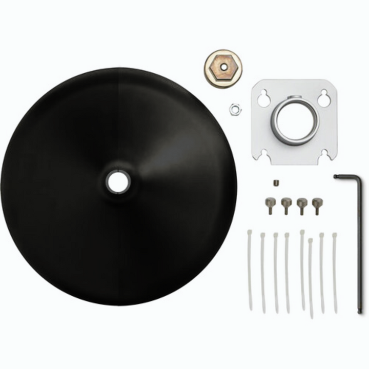 Shure A901B-R-PM-3/8IN 3/8 Inch Pole Mount Kit for MXA901 Microphone - Black