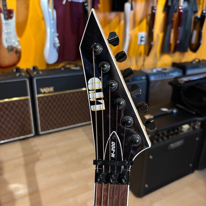 ESP-LTD - M200 HH Reverse Headstock w/DLX Profile 900 Series Gig Bag (Ebony - 2018) - USED