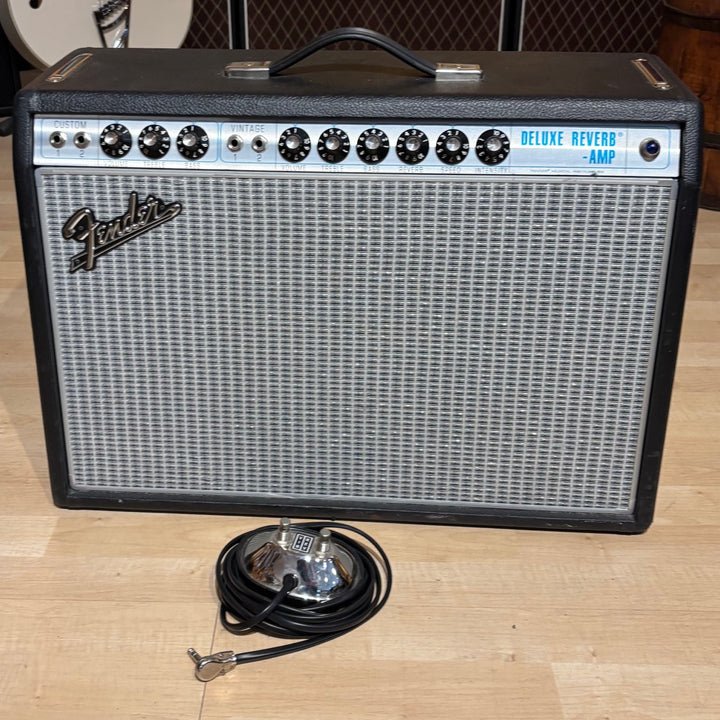Fender - '68 Reissue Deluxe Reverb Amplifier (22 Watt-Silverface - 2020) - USED