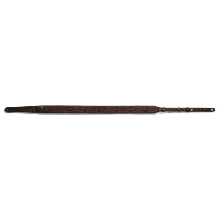 Taylor Guitars 2'' Vegan Leather Strap with Stitching - Chocolate Brown