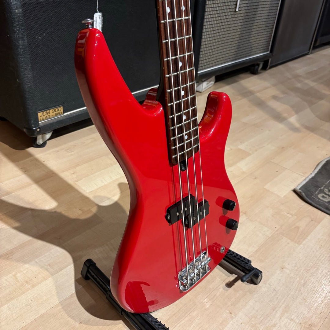 Yamaha - RBX 200  Bass Red - Black Neck w/ TD Hard Shell Case  (1988)  - USED