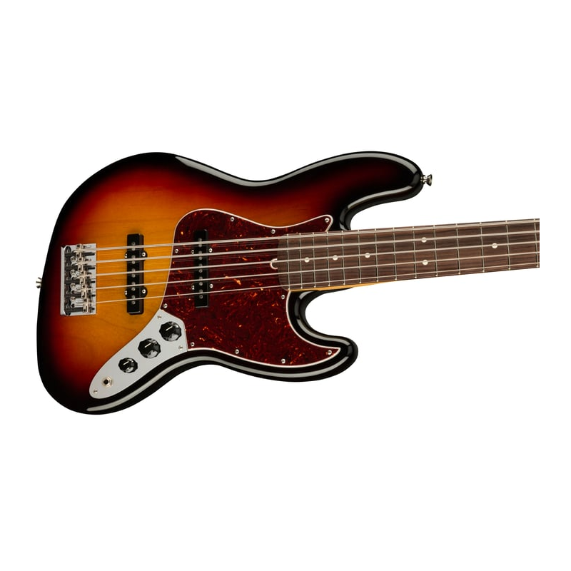 Fender American Professional II Jazz Bass V (3-Color Sunburst) Electric Bass Guitar