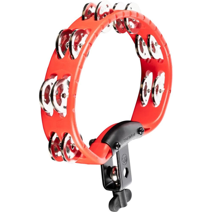 Meinl Headliner Series Mountable Tambourine with Stainless Steel Jingles - Red