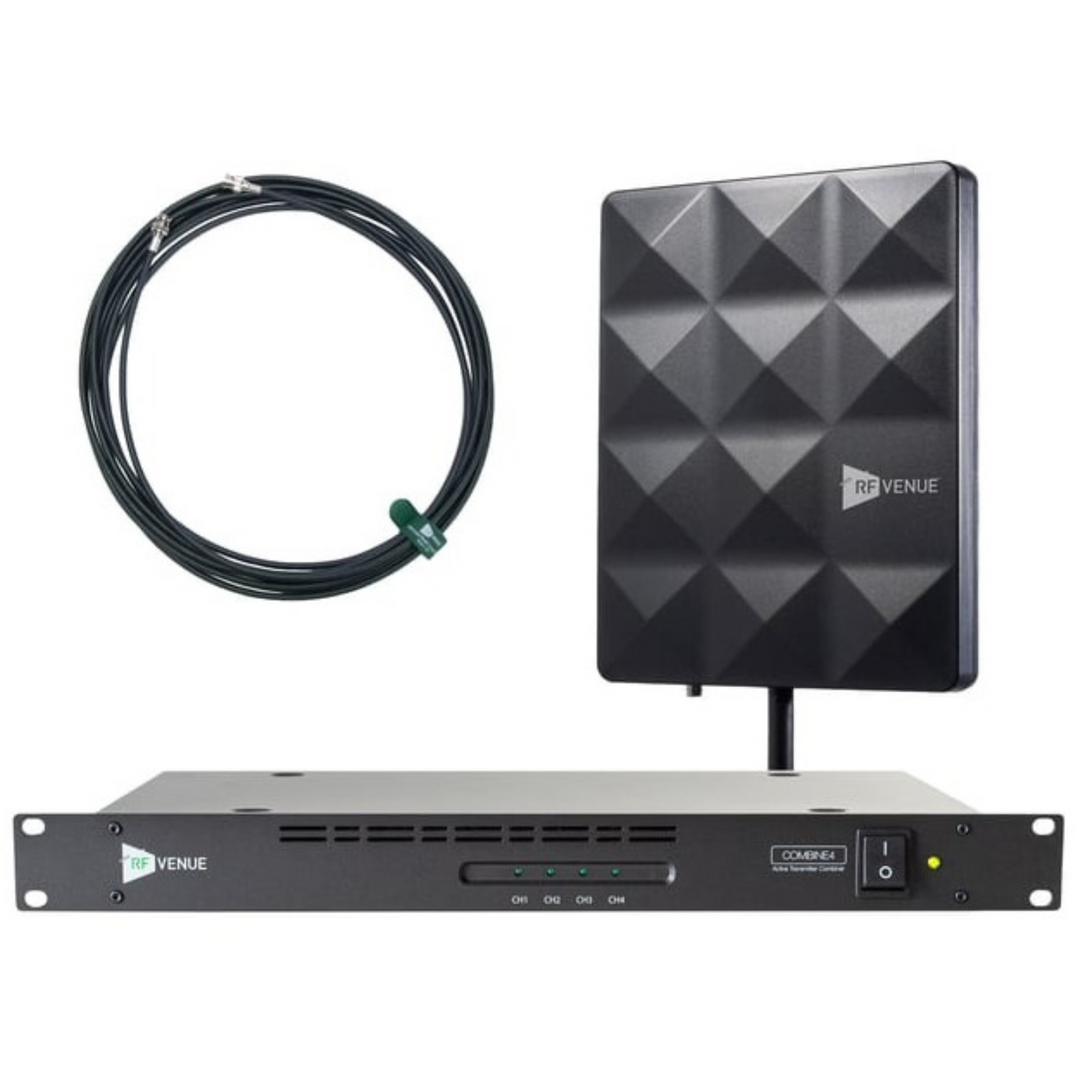 RF Venue COMB4CP-STAGE RF Venue 4 Channel IEM Pack, with CP Stage Antenna