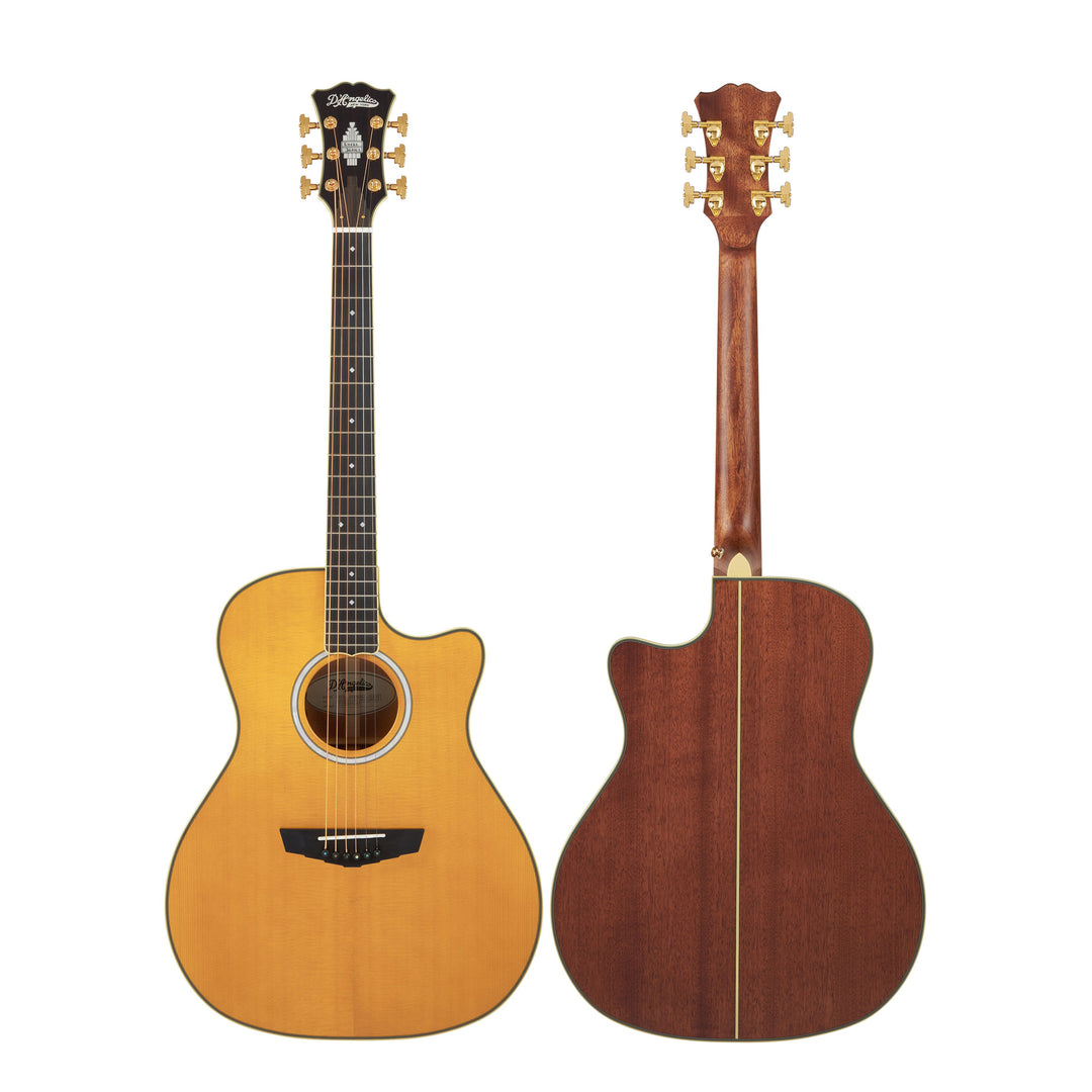D'Angelico DAEG200VNATGP2 Gramercy Grand Auditorium CE Includes Hard Case - Vintage Natural