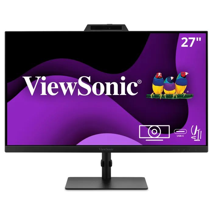 Viewsonic VG2741V 27" Video Conferencing Monitor  IR Webcam, Windows Hello, USB-C, HDMI, DP