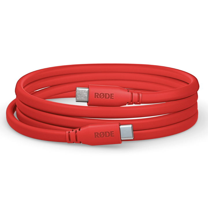 Rode Microphones SC17-R High-quality, 1.5m-long USB-C to USB-C cable - Red