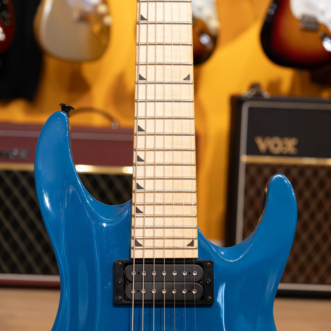 Jackson - FSR Dinky JS-227 (HH) - Bright Blue - Maple  w/Ibanez Pickup Mod - USED