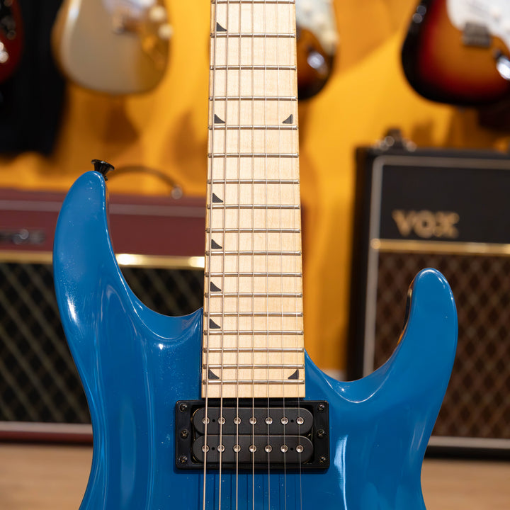 Jackson - FSR Dinky JS-227 (HH) - Bright Blue - Maple  w/Ibanez Pickup Mod - USED