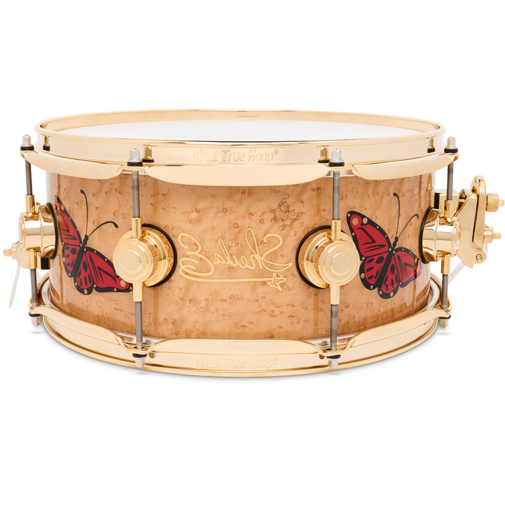 DW DREX5513SSG-SE Sheila E. Collector’s Series ICON Snare, 5.5 x 13" - Birdseye Maple