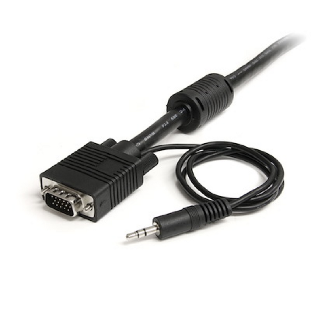 Startech MXTHQMM15A 15ft VGA Monitor Cable with 3.5mm Audio
