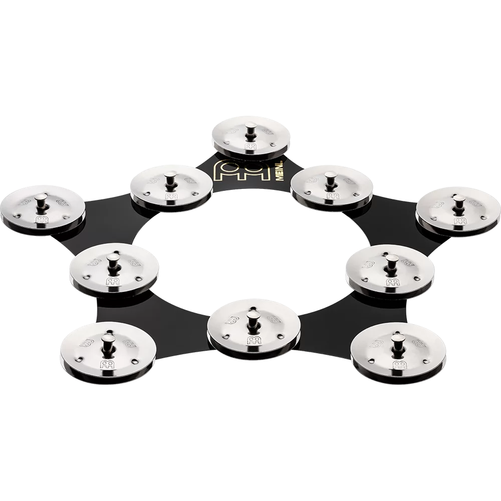 Meinl Percussion Super Flex Hihat Tambourine, Stainless steel jingles