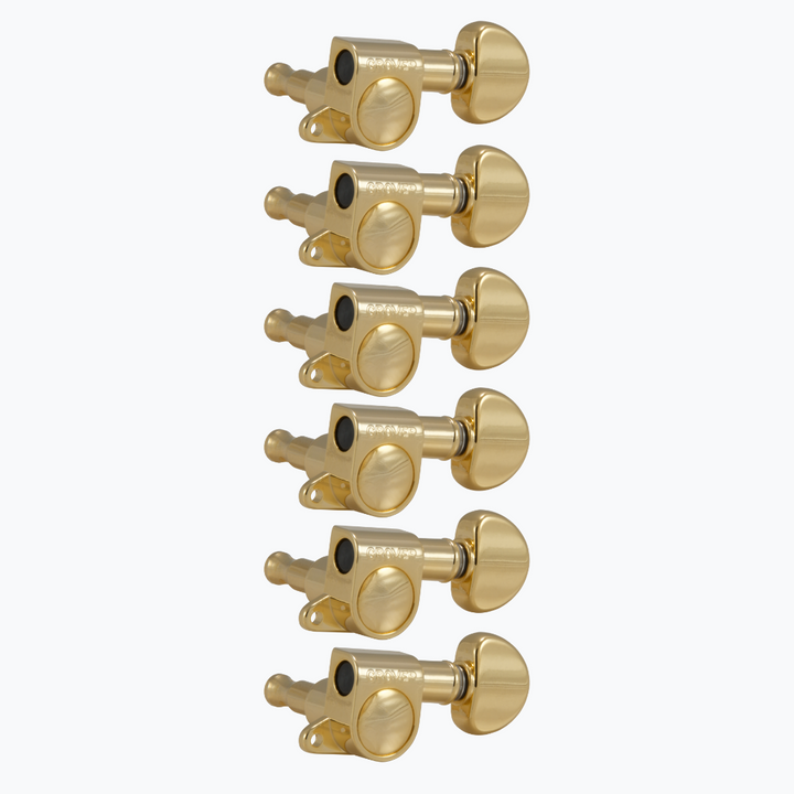 Allparts TK-7921 Grover® 205C6 6-in-line Mini Rotomatics Gold 205G6