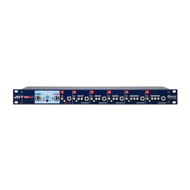 Radial JD-7 - 1x7 Guitar Signal Distribution Amplifier