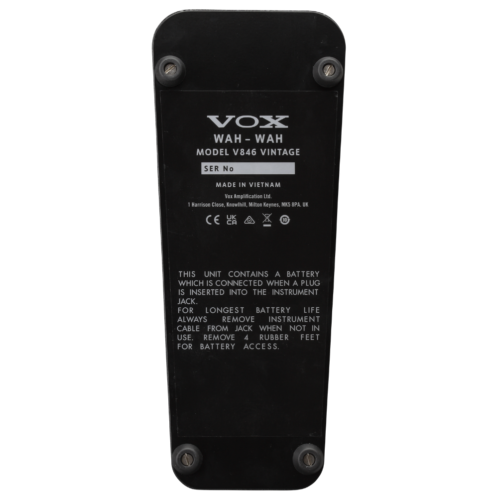 Vox V846 Vintage Reissue Wah Pedal