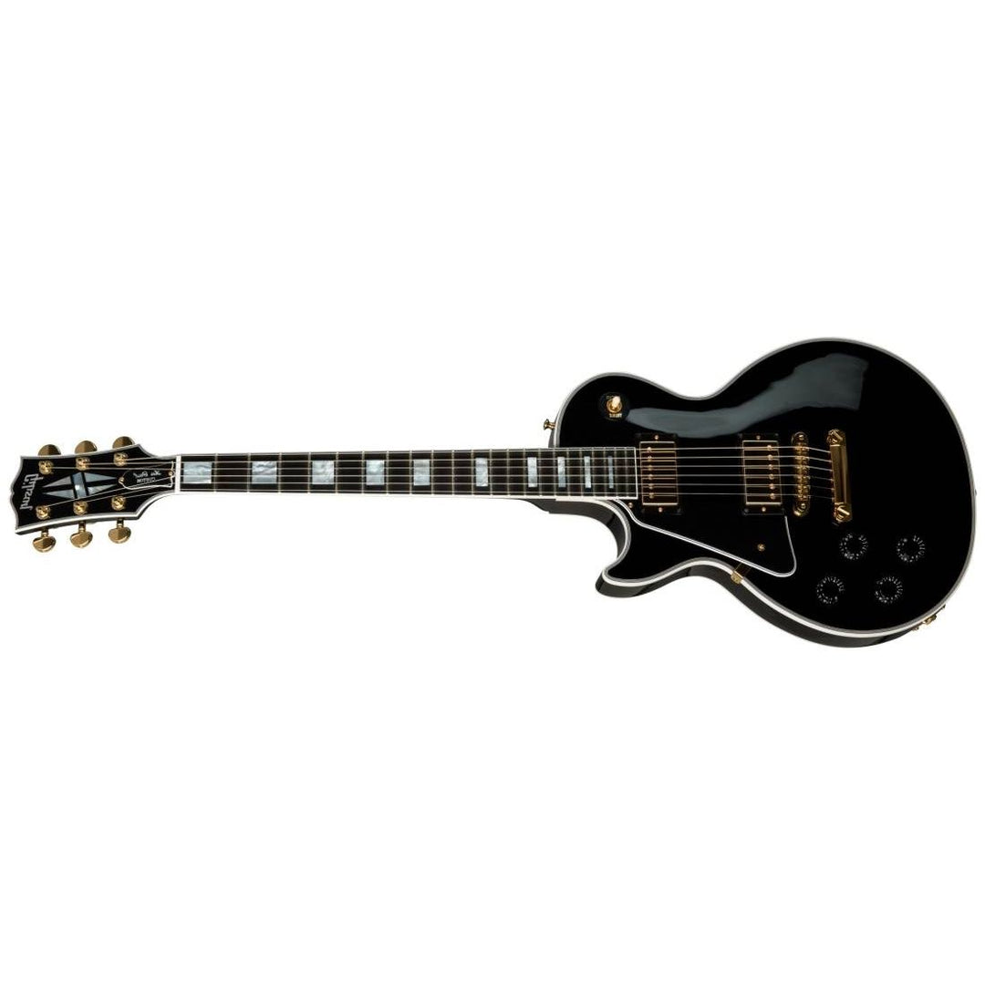 Gibson LP CUSTOM EBONY FB LEFTY - EBONY