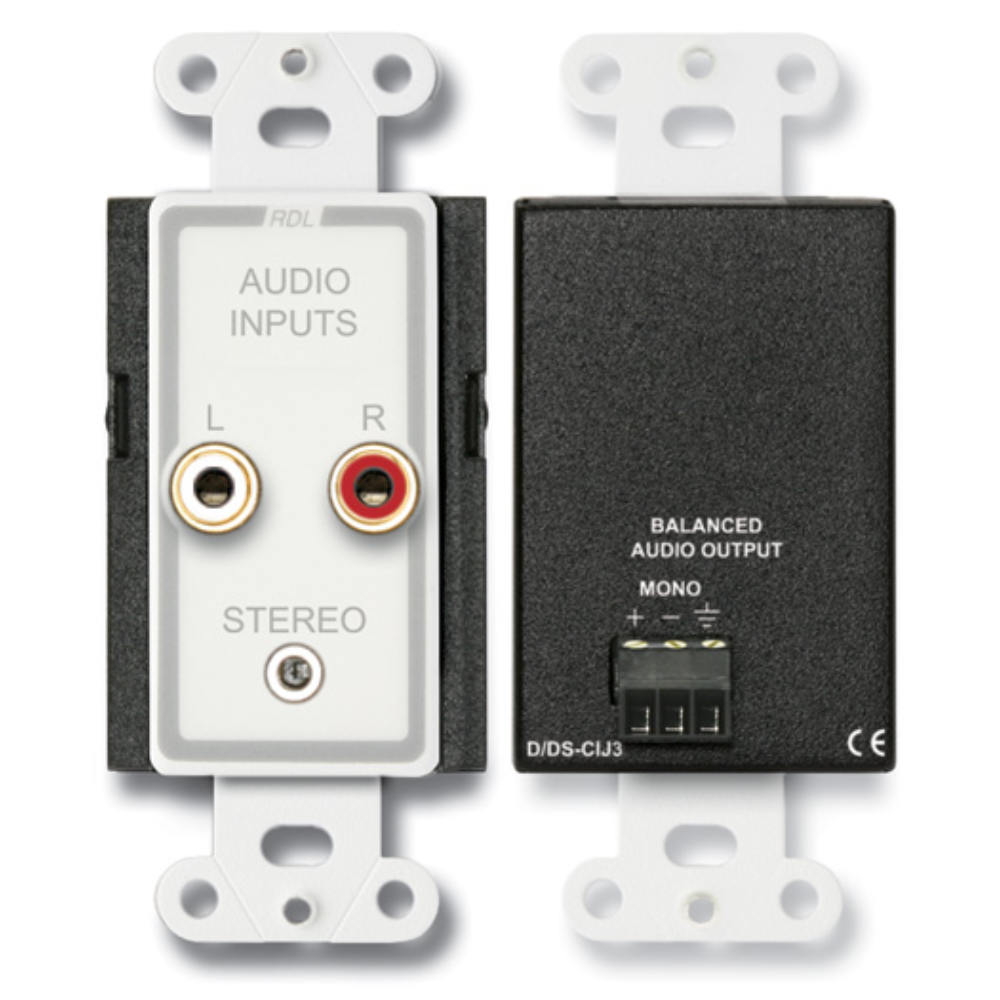 RDL D-CIJ3 Unbalanced Input Module