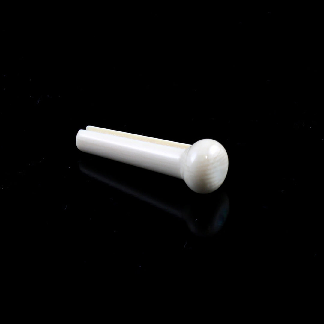Allparts BP-0688 Woolly Mammoth Ivory Slotted Bridge Pins No dot