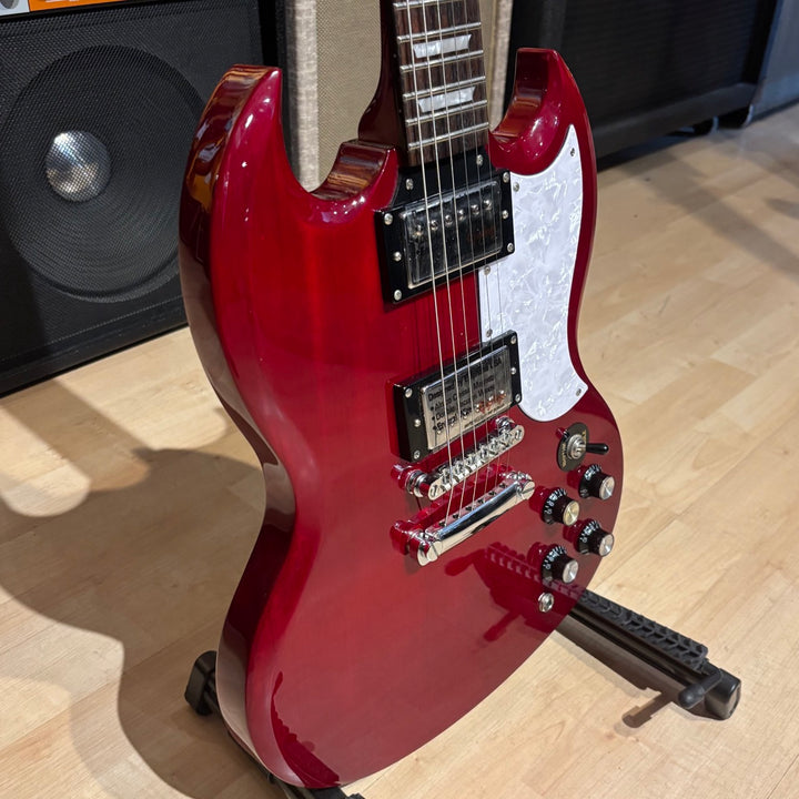 Epiphone - G400 SG STD '62 RI Vintage Cherry  w/ NEW Rouge Valley Gig Bag (2007) - USED